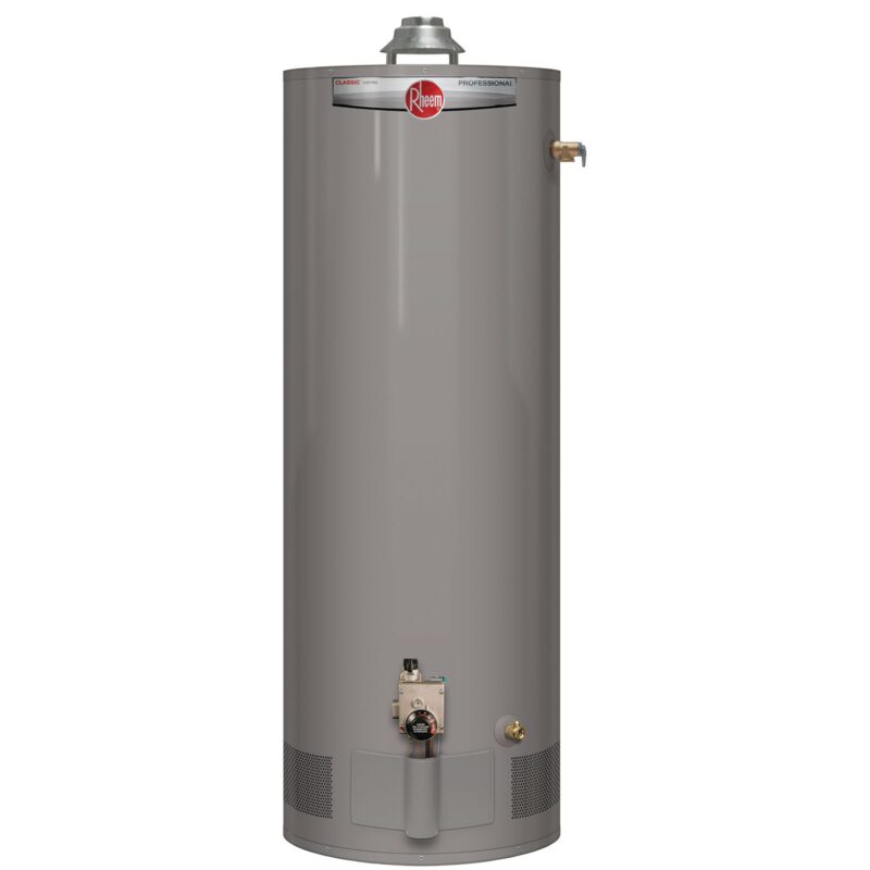 Rheem 641324 - PROG40-38N RH62 Professional Classic Atmospheric Water Heater, Natural Gas, 38K BTU, 40 Gallon, Tall